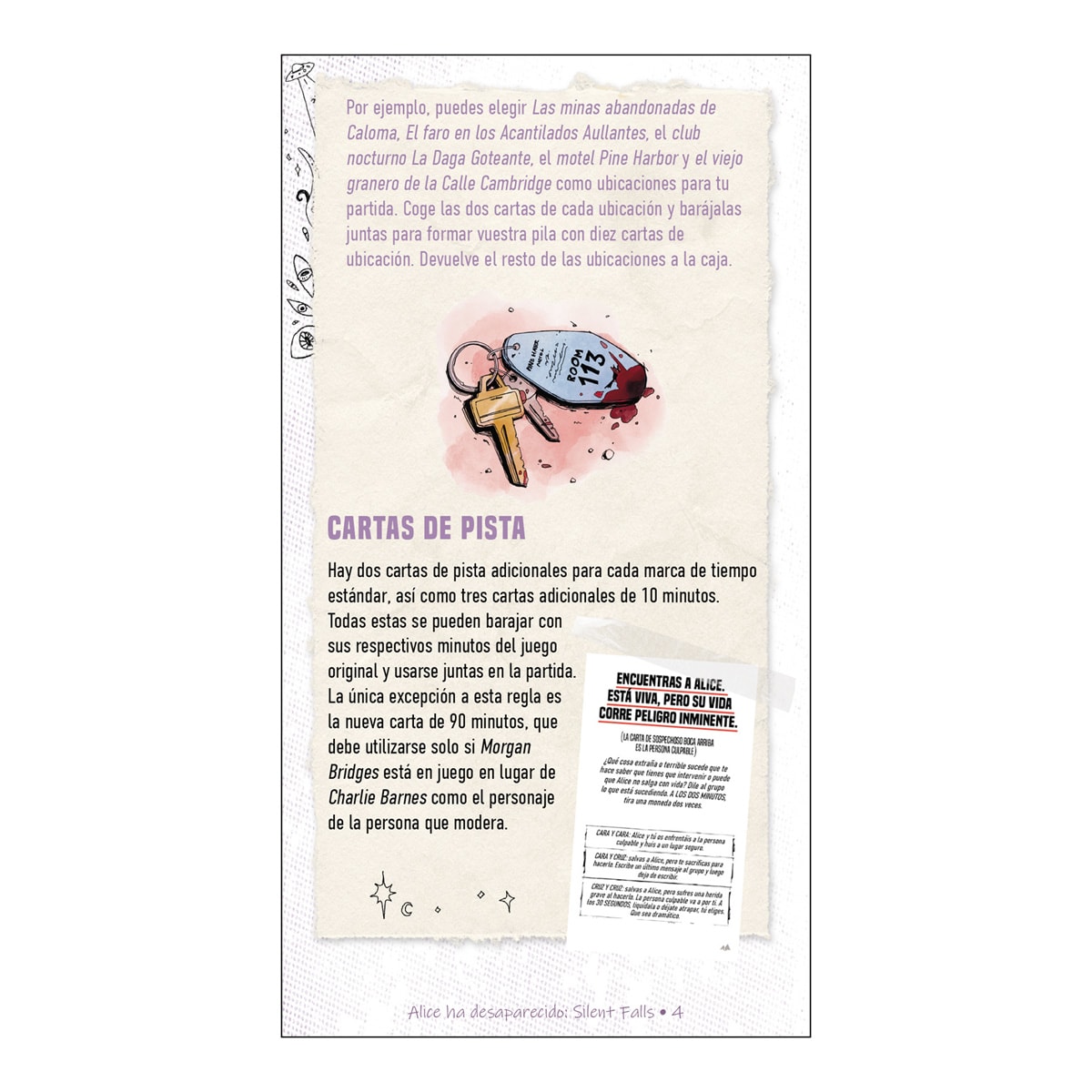 Alice Ha Desaparecido - Expansión Silent Falls2