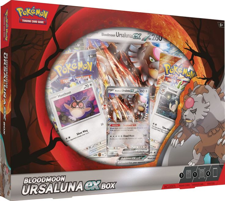 Pokémon TCG: Ursaluna Luna Carmesí1