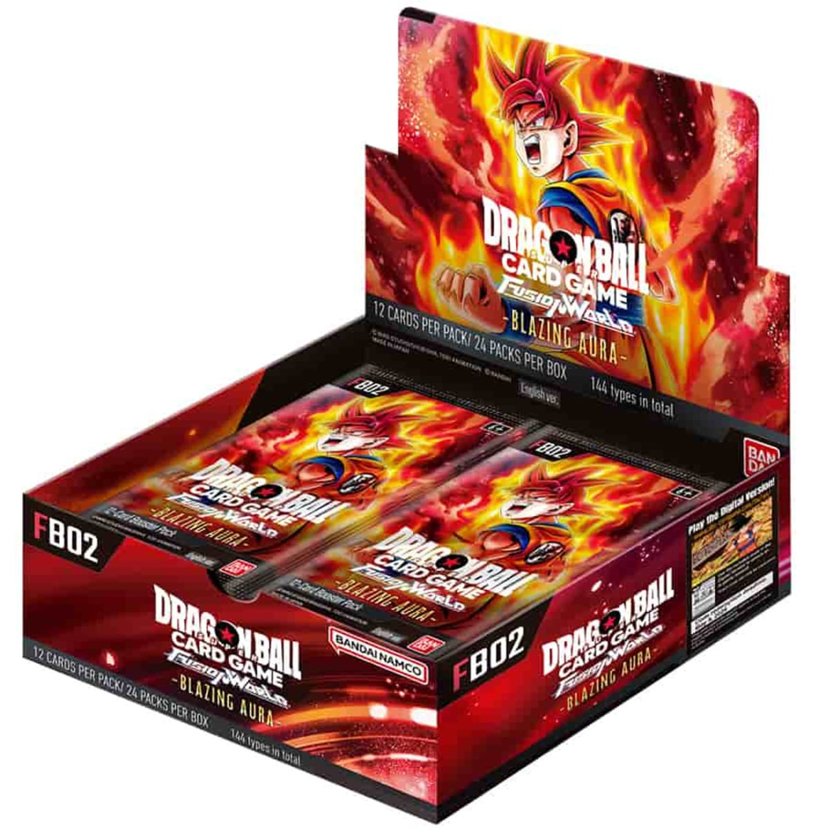 Caja de sobres Dragon Ball Super CG Fusion World FB02: - Blazing Aura -1