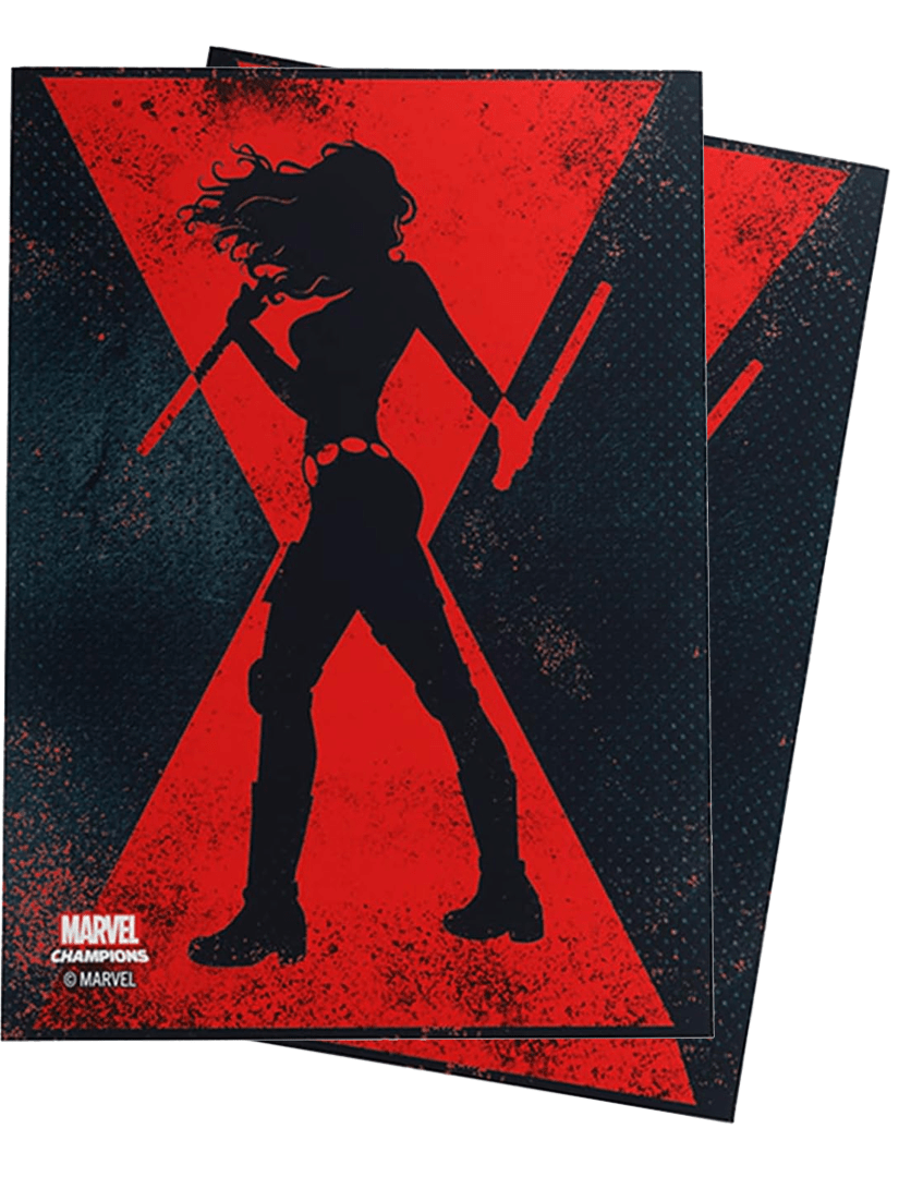 Gamegenic Marvel Champion Sleeves - Black Widow1