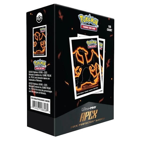 Pokémon TCG - Deck Protectors: Pokémon Apex - Neon Kanto Charizard1
