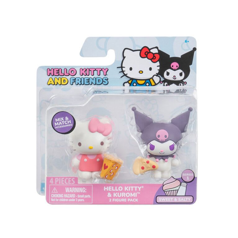 Hello Kitty Pack 2 Figuras: Hello Kitty & Kuromi1