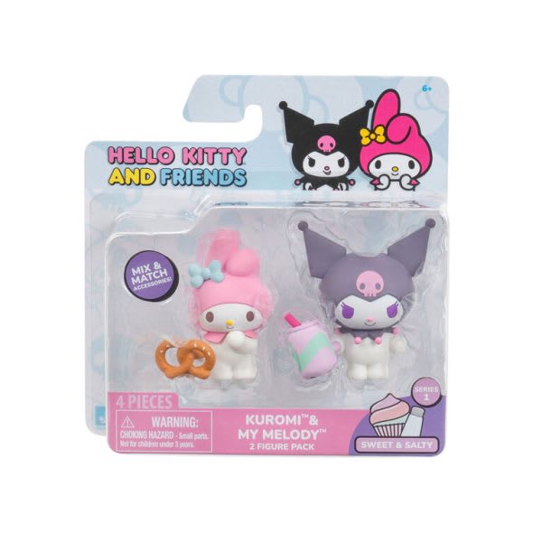 Hello Kitty Pack 2 Figuras: Kuromi & My Melody1