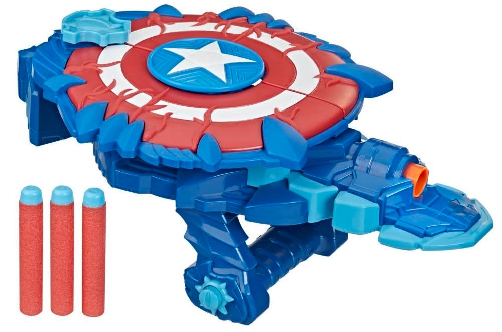 Marvel Mech Strike Monster Hunter Lanzador Escudo2