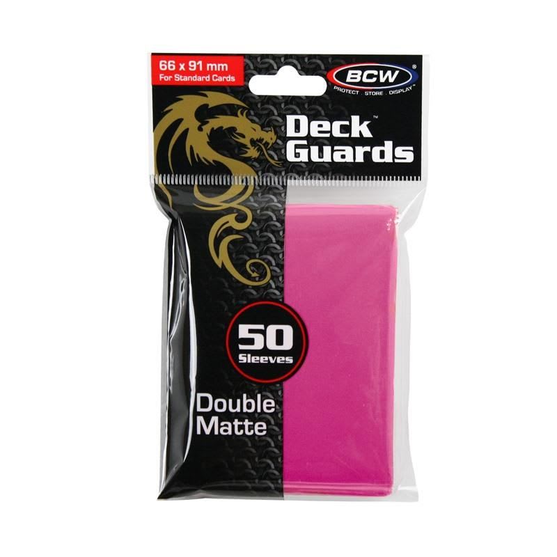 Protectores Deck Guard Doble Matte - Rosa1