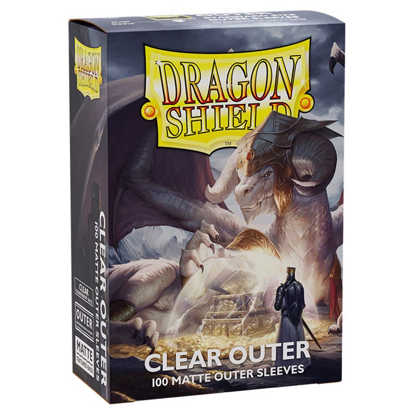 Dragon Shield Outer Sleeves Matte Clear (Oversleeves)1
