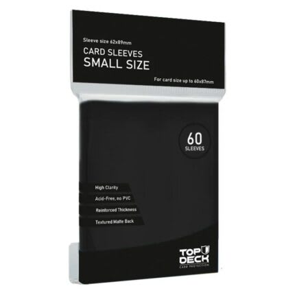 Protectores Top Deck Small (60) - Negro1
