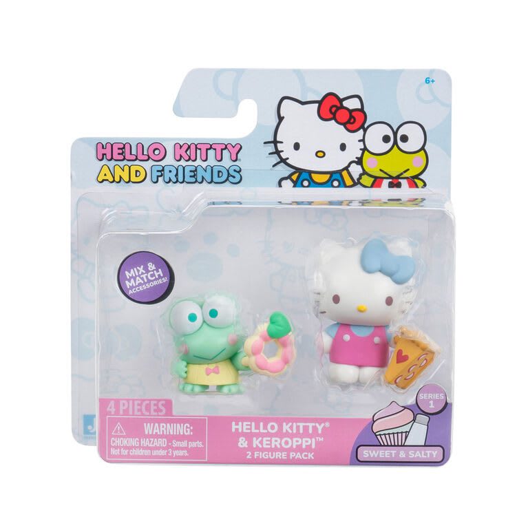 Hello Kitty Pack 2 Figuras: Hello Kitty & Keroppi1