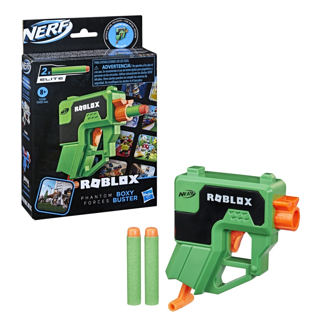 Roblox x Nerf - Phantom Forces Boxy Buster Dart Blaster1