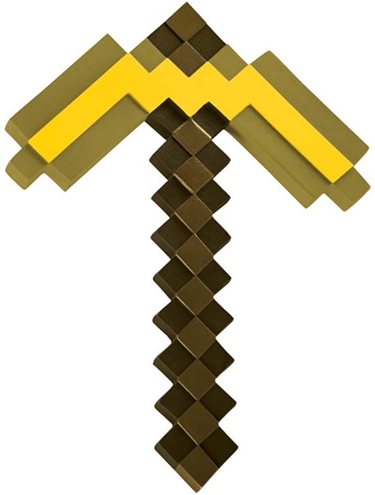 Minecraft - Gold Pickaxe1