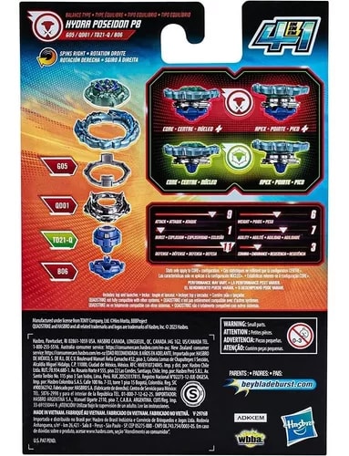Beyblade Burst QuadStrike Hydra Poseidon2