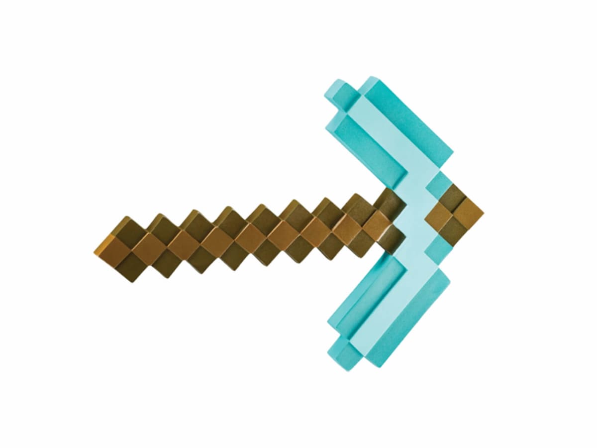 Minecraft Pickaxe Diamante1