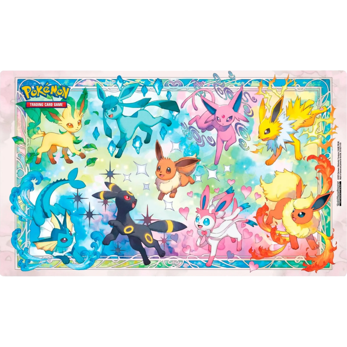 Pokémon TCG: Playmat Eeveelutions1