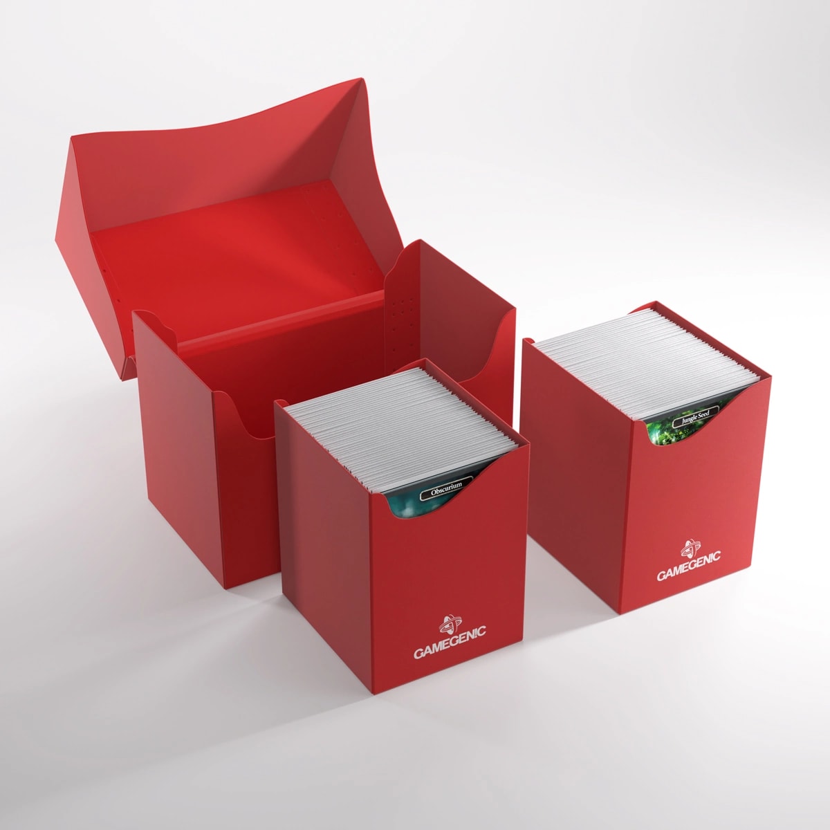 Gamegenic - Double Deck Holder +200 XL - Rojo3