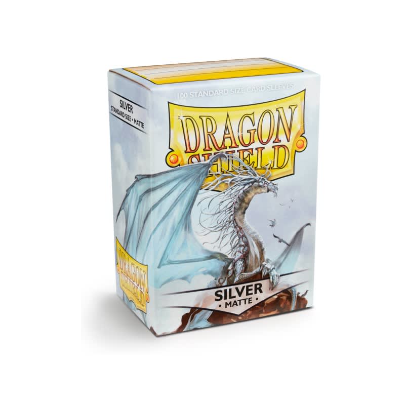 Protectores Matte Standard Dragon Shield - Plata1