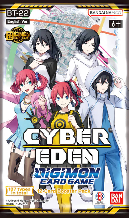 Digimon Card Game - BT22: Cyber Eden - Booster Pack1