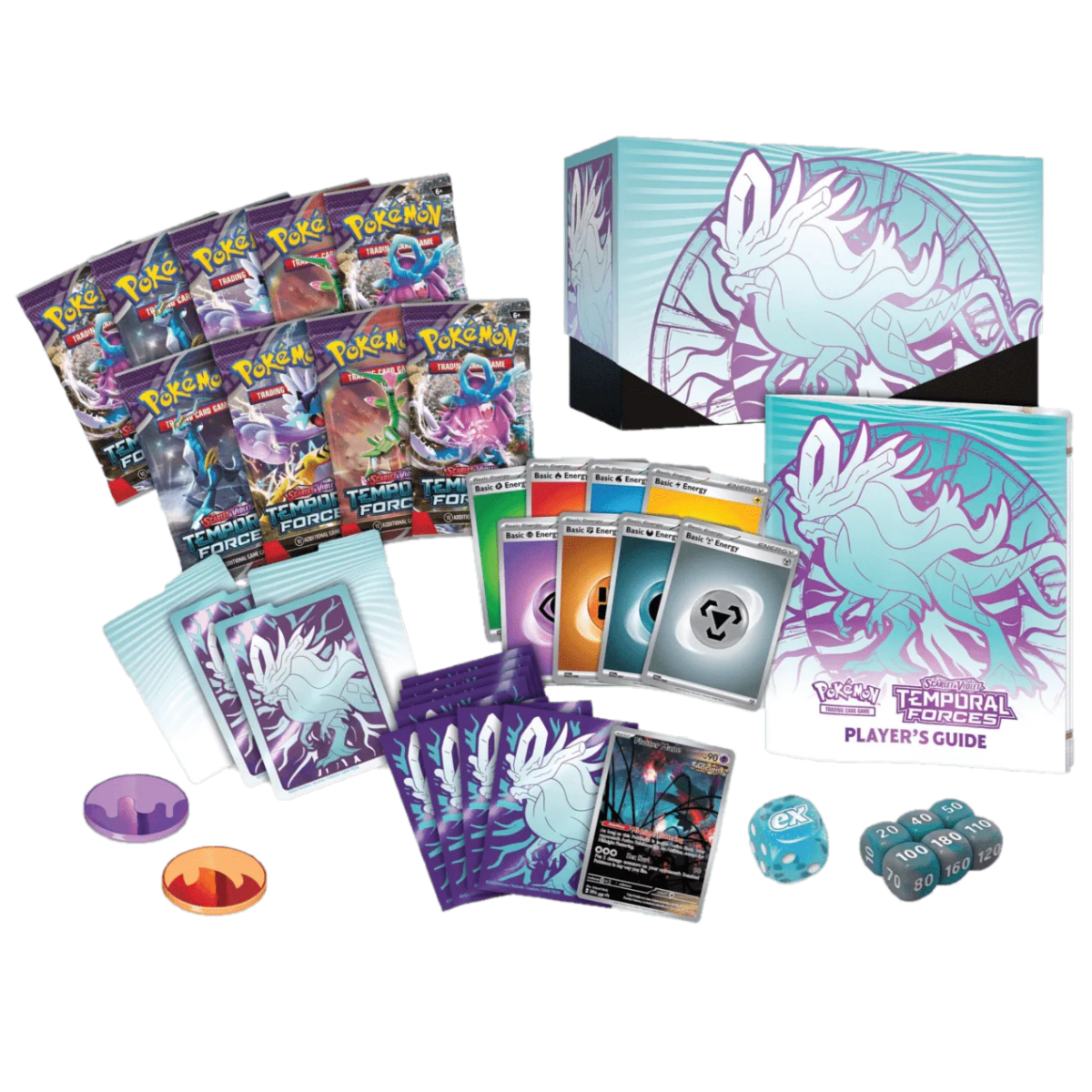 Pokémon TCG: Elite Trainer Box Temporal Forces Inglés2