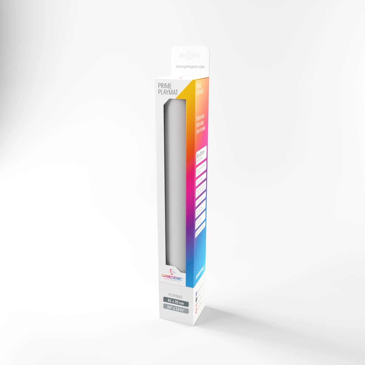 Gamegenic - Prime Playmat 61 x 35 cms - Blanco1