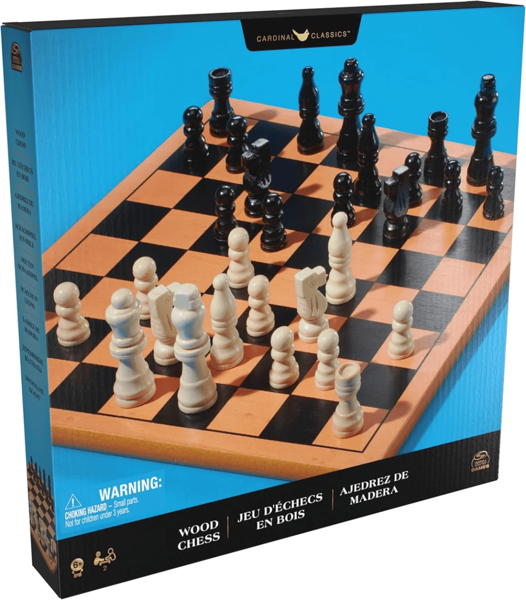 Juegos de Mesa Clásicos - Ajedrez de madera1