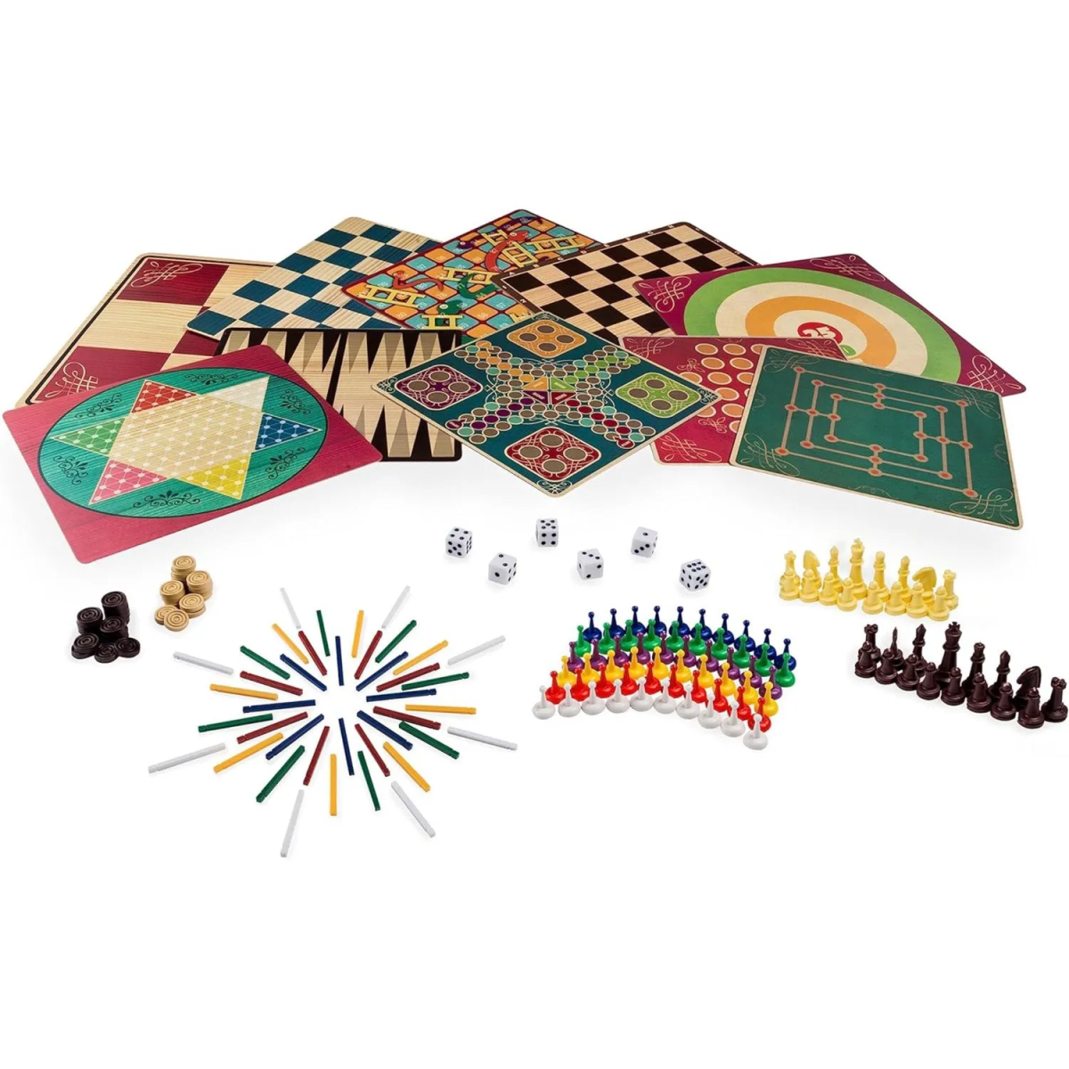 Juegos de Mesa Clásicos - Juego Familiar con 101 Juegos2