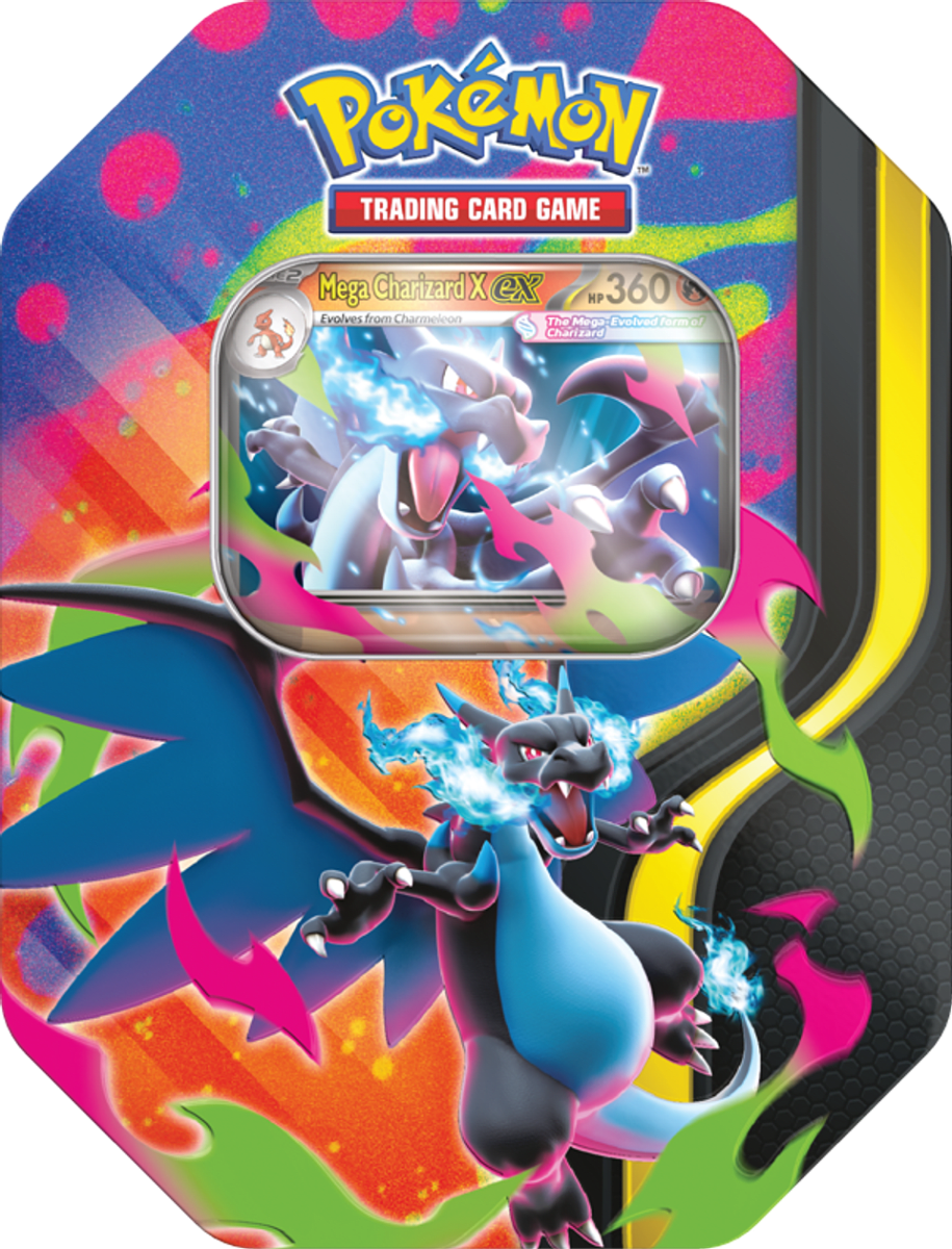 Pokémon TCG: Tin Mega Charizard X ex1