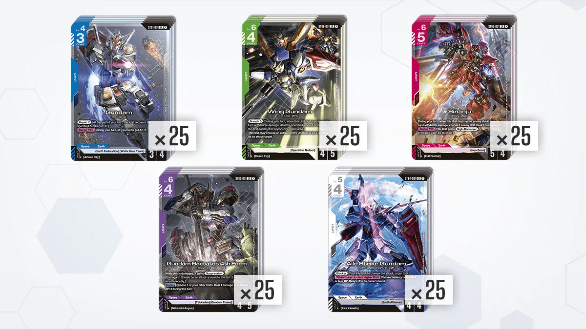 Gundam CG: Deck Build Box Freedom Ascension [SC01]3