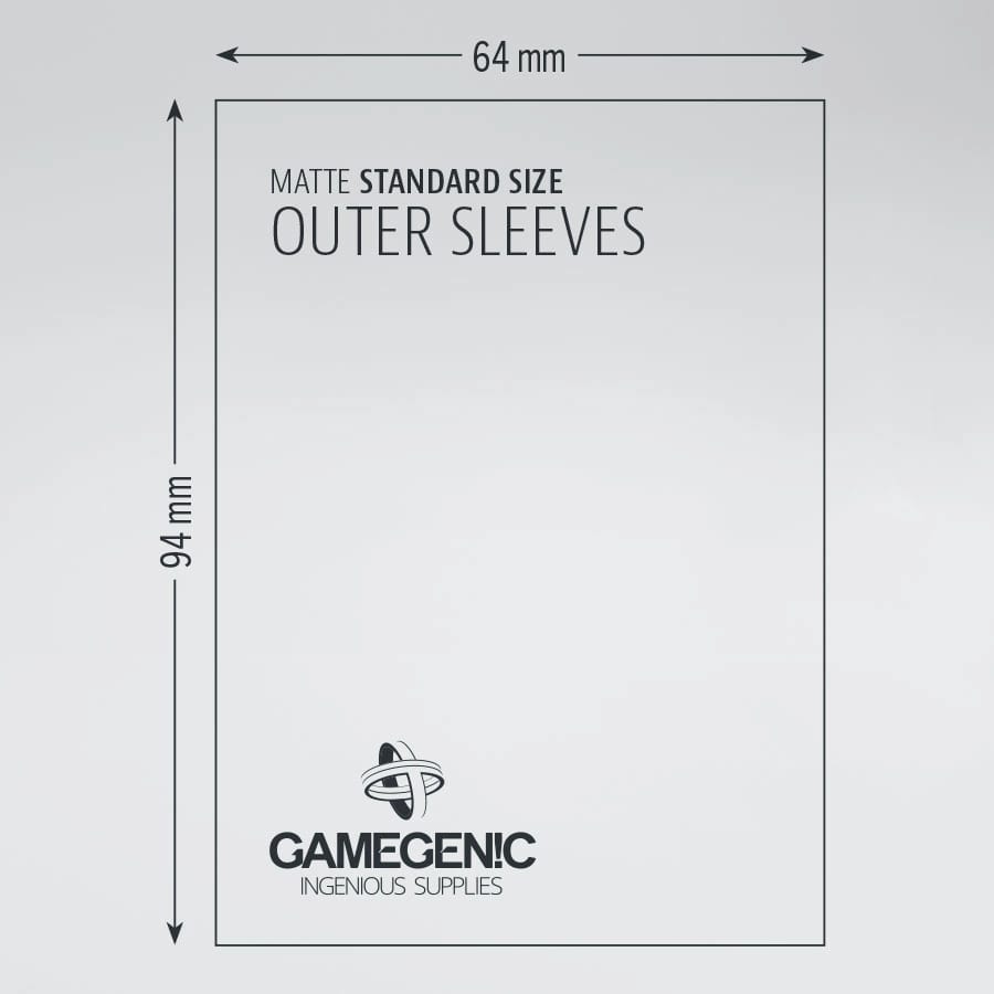 Gamegenic: Outer Sleeves Matte Standar Size3