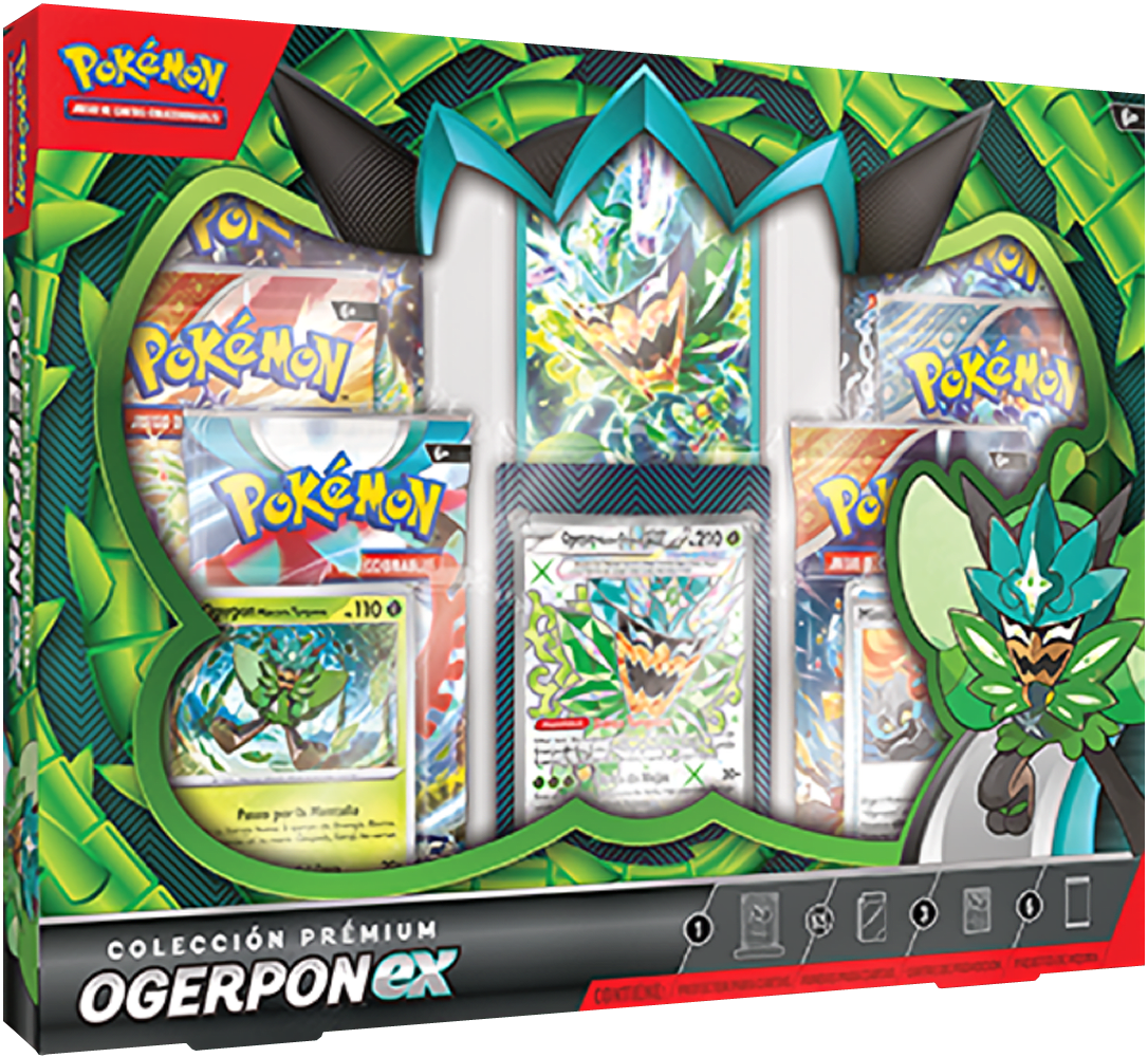 Pokémon TCG: Ogerpon EX Colección Premium - Español1