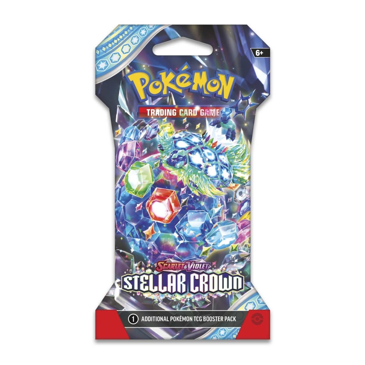 Pokémon TCG: Sobre Ganchera Stellar Crown Inglés1