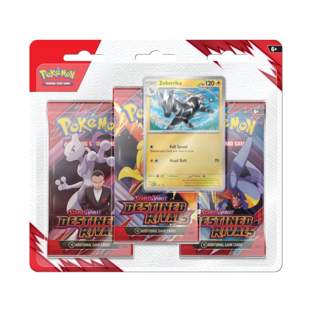 Pokémon TCG - Destined Rivals - 3 Pack Booster Blister (ING)3