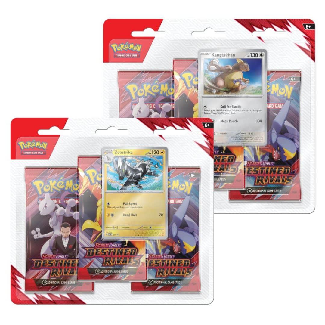 Pokémon TCG - Destined Rivals - 3 Pack Booster Blister (ING)1