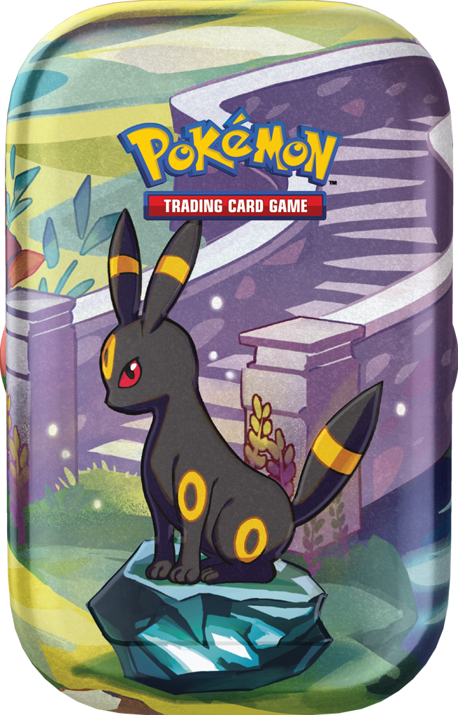 Pokémon TCG - Prismatic Evolutions Mini Tin ESPAÑOL1
