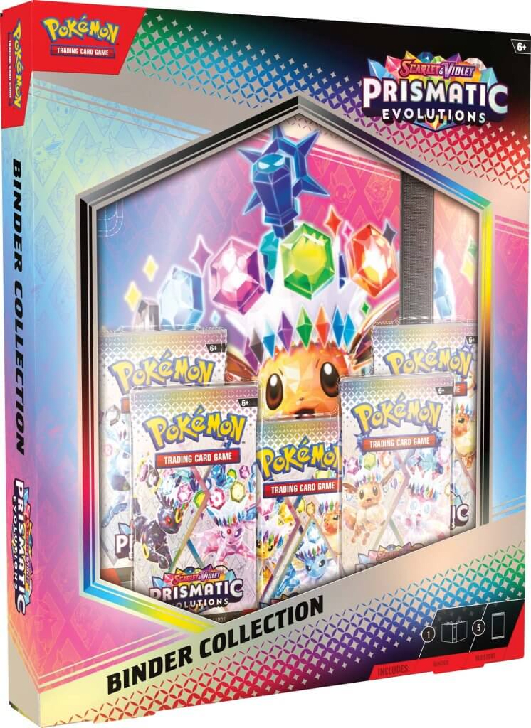 PREVENTA Pokémon TCG - Prismatic Evolutions Binder Collection (Inglés)1