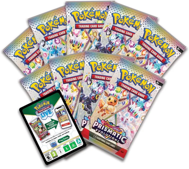 PREVENTA Pokémon TCG - Prismatic Evolutions Elite Trainer Box (Español)3