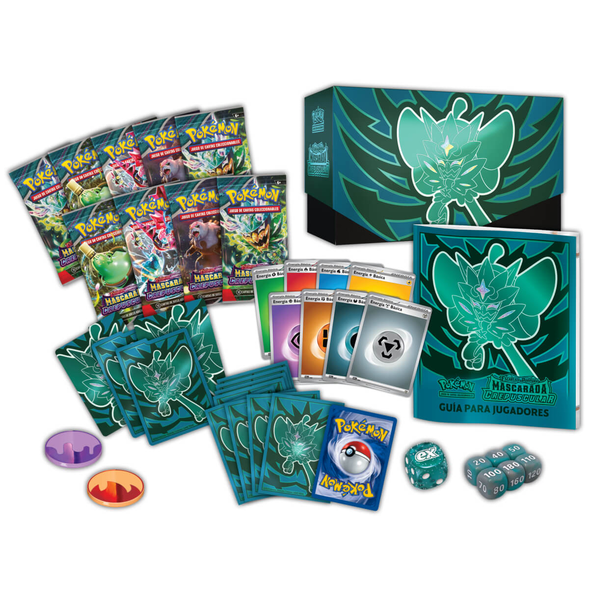 Pokémon TCG: Caja Entrenador de Elite Mascarada Crepuscular2