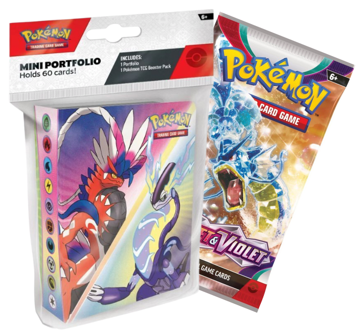 Pokémon TCG: Mini Carpeta + Sobre Scarlet & Violet - Inglés1