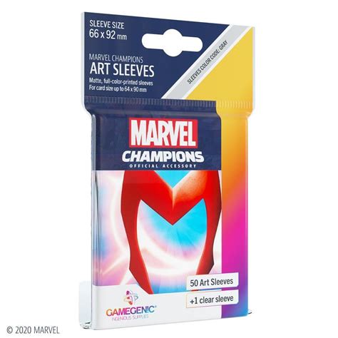 Gamegenic Marvel Champions Sleeves Scarlet Witch1