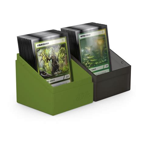 UltImate Guard - Deck Case Boulder 100+ Standard Size - Druidic Secrets: Arbor (Olive Green)4