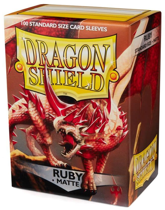 Protectores Matte Standard Dragon Shield - Ruby1