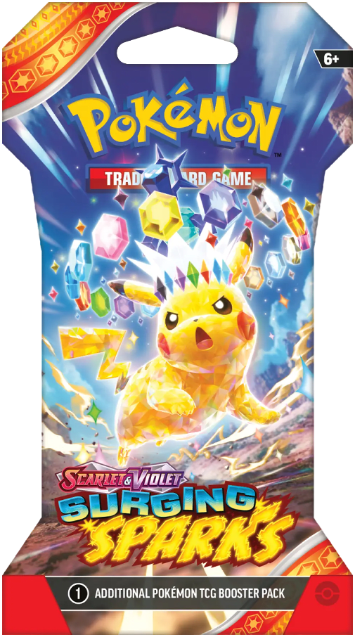 Pokémon TCG: Sobre Ganchera Surging Sparks1