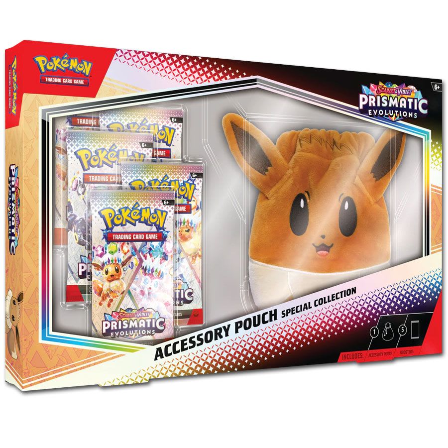 Pokémon TCG: Evoluciones Prismáticas - Colección Especial- Bolsa para Accesorios (ESP)1