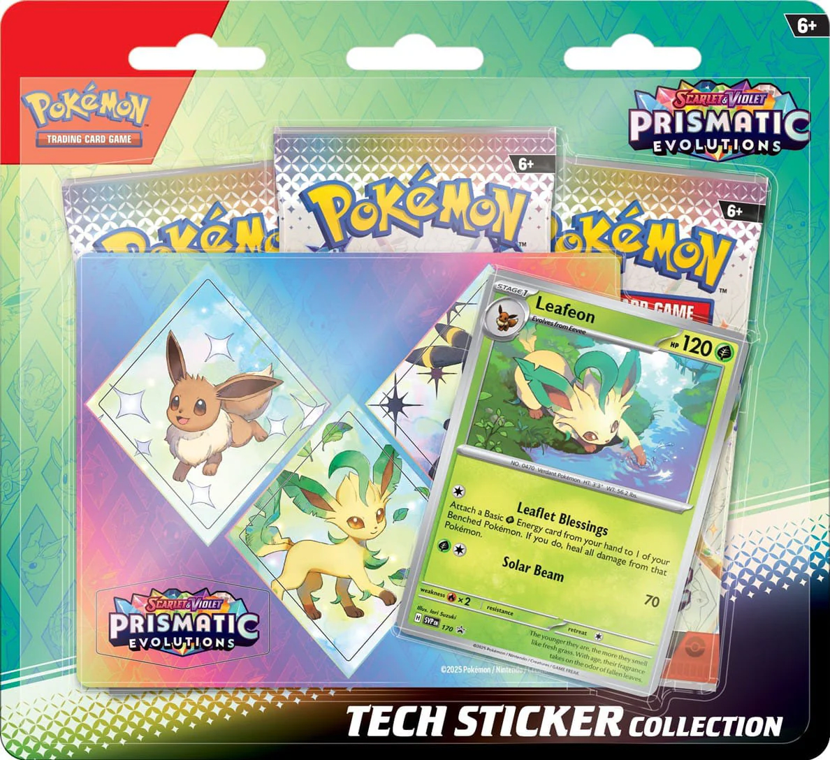 PREVENTA Pokémon TCG - Prismatic Evolutions Tech Sticker Box (Inglés)3