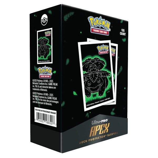 Pokémon TCG - Deck Protectors: Pokémon Apex - Neon Kanto Venusaur1