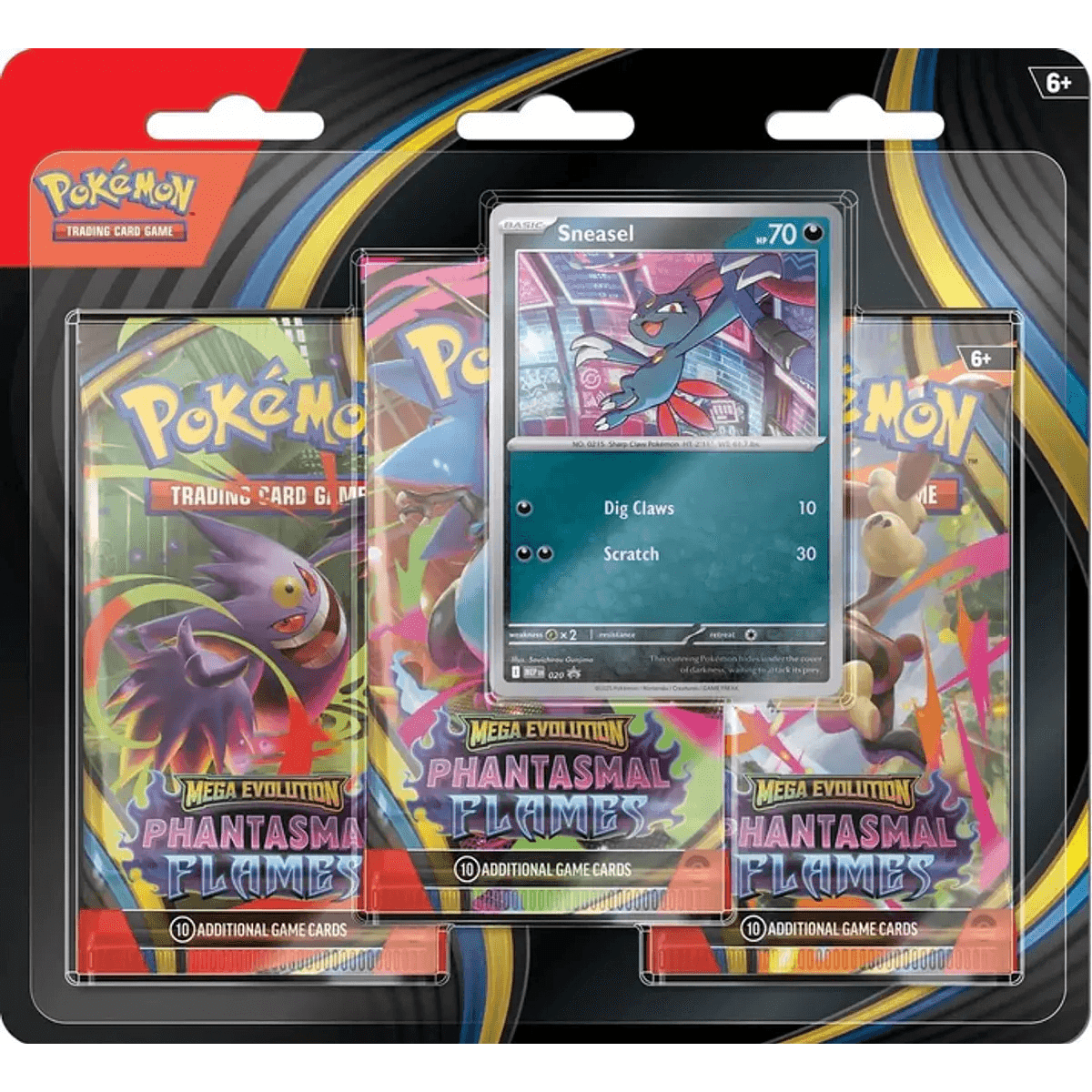 Pokemon TCG: Phantasmal Flames -  Blister 3 Sobres1