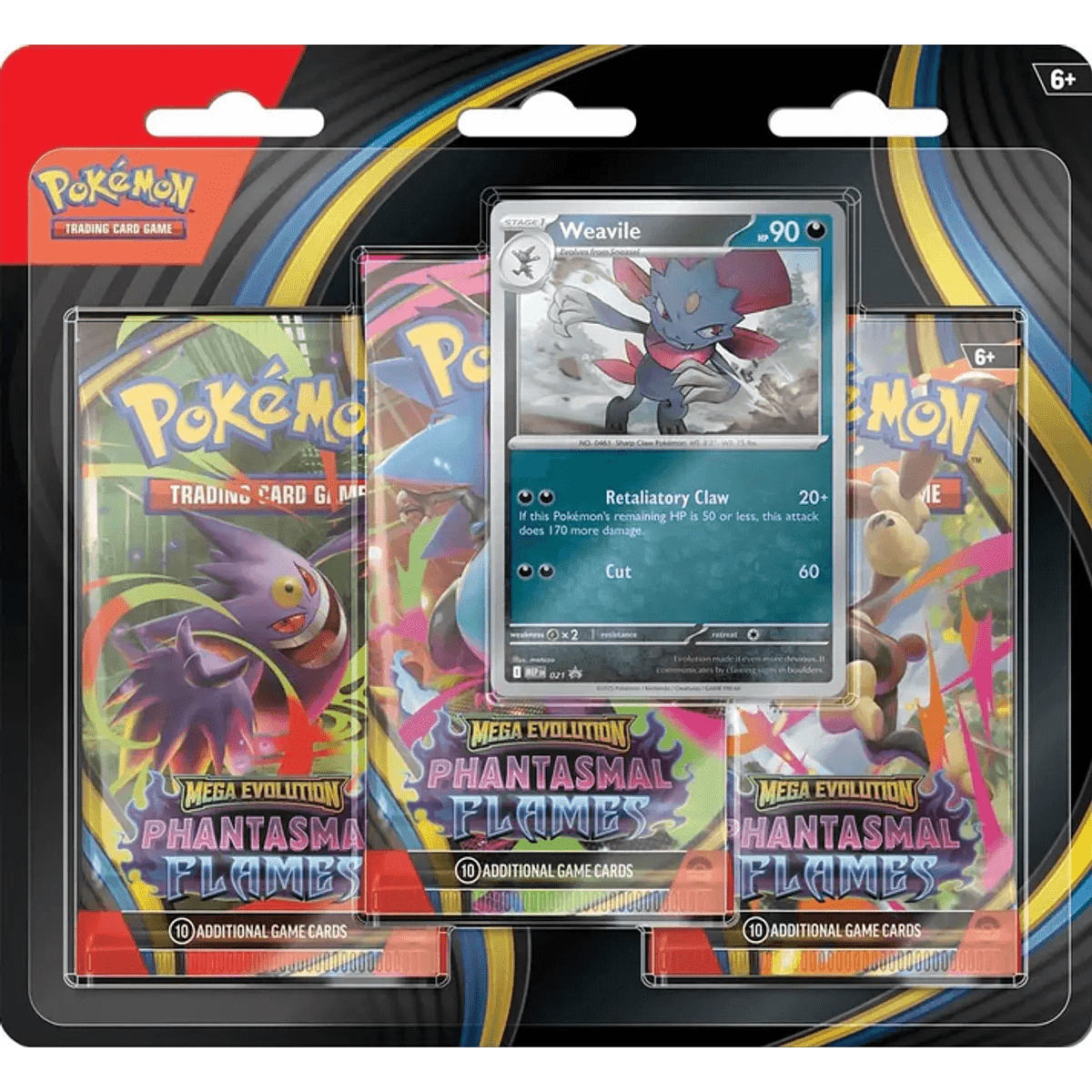 Pokemon TCG: Phantasmal Flames -  Blister 3 Sobres2