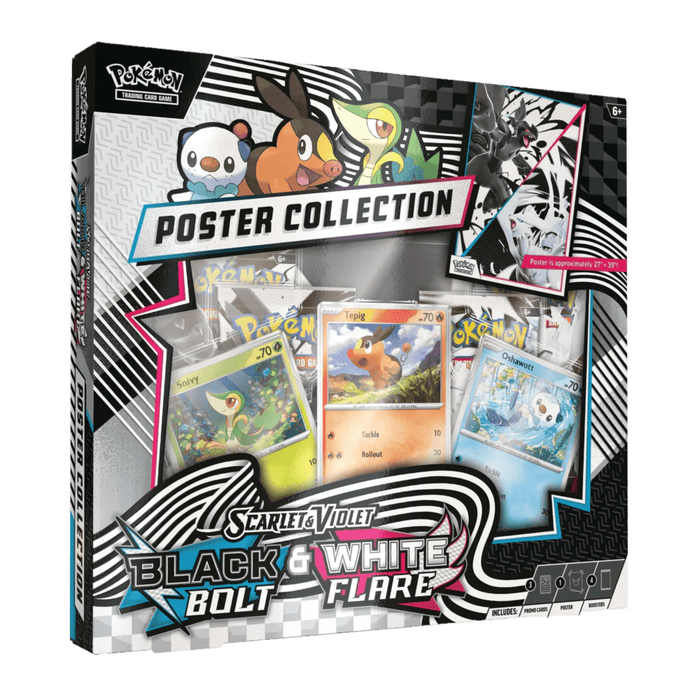 Pokémon TCG: Black Bolt & White Flare - Unova Poster Collection (ENG)1