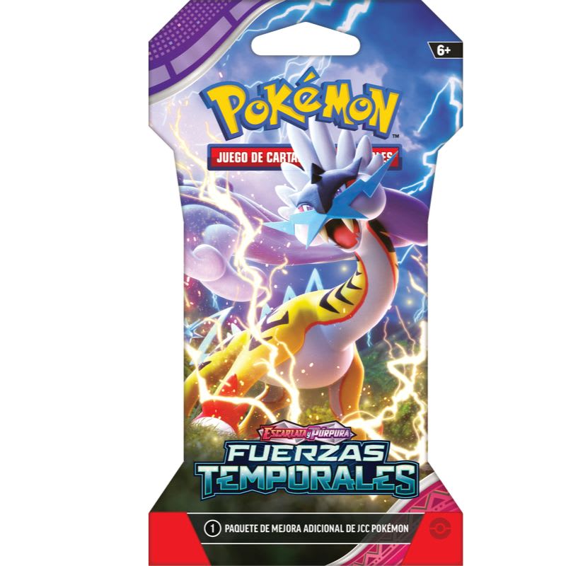 Pokémon TCG: Sobre Ganchera Fuerzas Temporales Español3