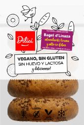 Pan Bagel de Linaza S/Gluten Dilici Pan Bagel de Linaza S/Gluten Dilici