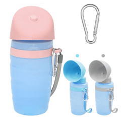 BEBEDERO DE SILICONA PORTATIL 750 ML