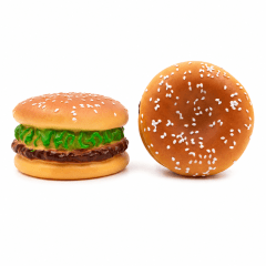 HAMBURGUESA DE JEBE 9 CM